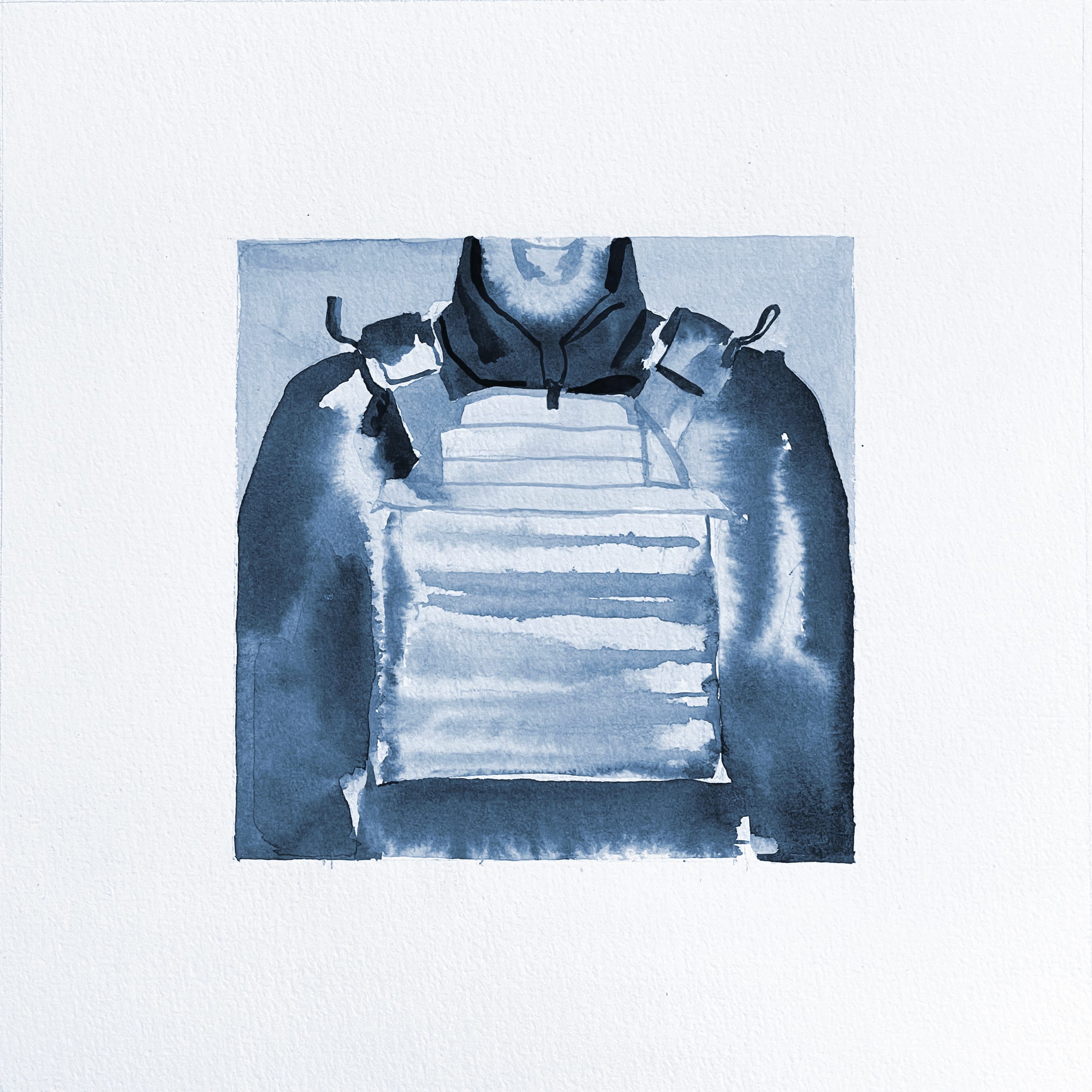 Untitled 1 — watercolour from the Hidden series